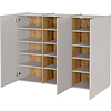 Libbiano Plus Cashmere / Eiken Multifunctionele Wandkast H103 cm