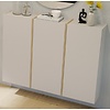 Libbiano Plus Cashmere / Eiken Multifunctionele Wandkast H103 cm