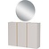 Libbiano Plus Cashmere / Eiken Halmeubelset Drie
