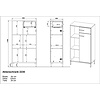 Rovigo Grafiet Kantoorkast H120 cm