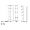 Rovigo Cashmere Kantoorkast H190 cm