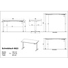 Rovigo Elektrische Zit Sta Bureautafel Cashmere 140 cm