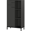 Rovigo Grafiet Kantoorkast H120 cm