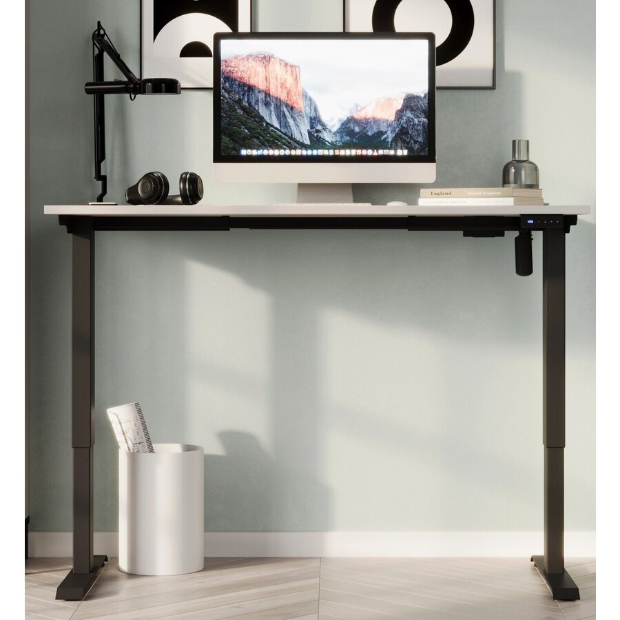 Rovigo Elektrische Zit Sta Bureautafel Cashmere 120 cm Rovigo Elektrische Zit Sta Bureautafel Cashmere 120 cm