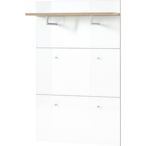 Germania Telde Wit / Eiken Kapstokpaneel W89 cm