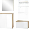 Telde Wit / Eiken Halmeubelset Twee