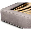 Alma 200 x 200 cm Gestoffeerd Bed Taupe