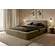 Alma 200 x 200 cm Gestoffeerd Bed Olijfgroen