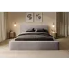 Alma 200 x 200 cm Gestoffeerd Bed Taupe