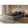 Alma 200 x 200 cm Gestoffeerd Bed Asgrijs