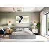 Alma 200 x 200 cm Gestoffeerd Bed Asgrijs