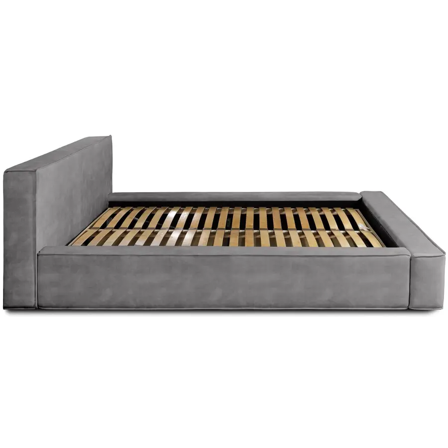 Alma 200 x 200 cm Gestoffeerd Bed Asgrijs Alma 200 x 200 cm Gestoffeerd Bed Asgrijs