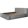 Alma 200 x 200 cm Gestoffeerd Bed Asgrijs