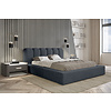 Dallas 200 x 200 cm Gestoffeerd Bed Donkerblauw