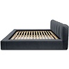 Dallas 200 x 200 cm Gestoffeerd Bed Donkerblauw