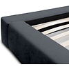 Dallas 200 x 200 cm Gestoffeerd Bed Donkerblauw