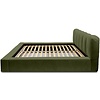 Dallas 200 x 200 cm Gestoffeerd Bed Bosgroen
