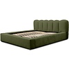 Dallas 200 x 200 cm Gestoffeerd Bed Bosgroen
