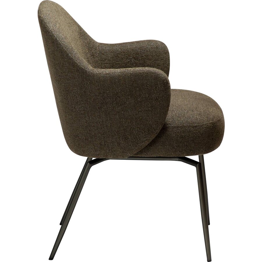 BAE Draaistoel Oljifgroen Bouclé BAE Draaistoel Oljifgroen Bouclé