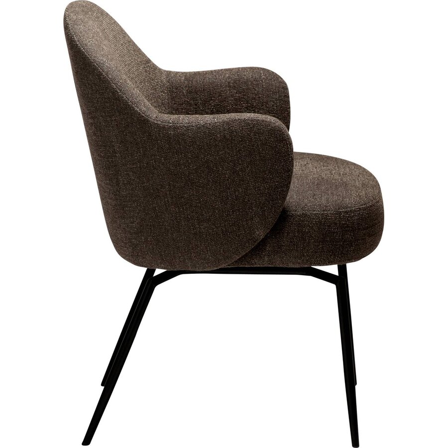 BAE Draaistoel Bruin Bouclé BAE Draaistoel Bruin Bouclé