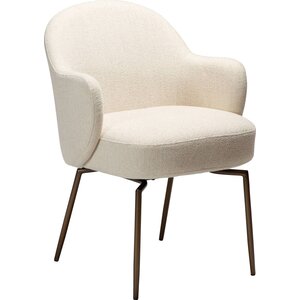 Dan Form BAE Draaistoel Beige Bouclé