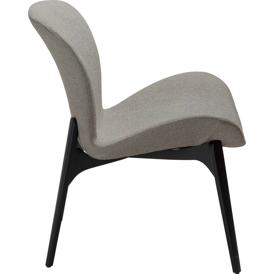 Paragon Aardebruin Bouclé Loungestoel