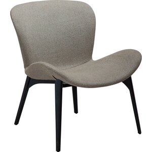 Dan Form Paragon Aardebruin Bouclé Loungestoel
