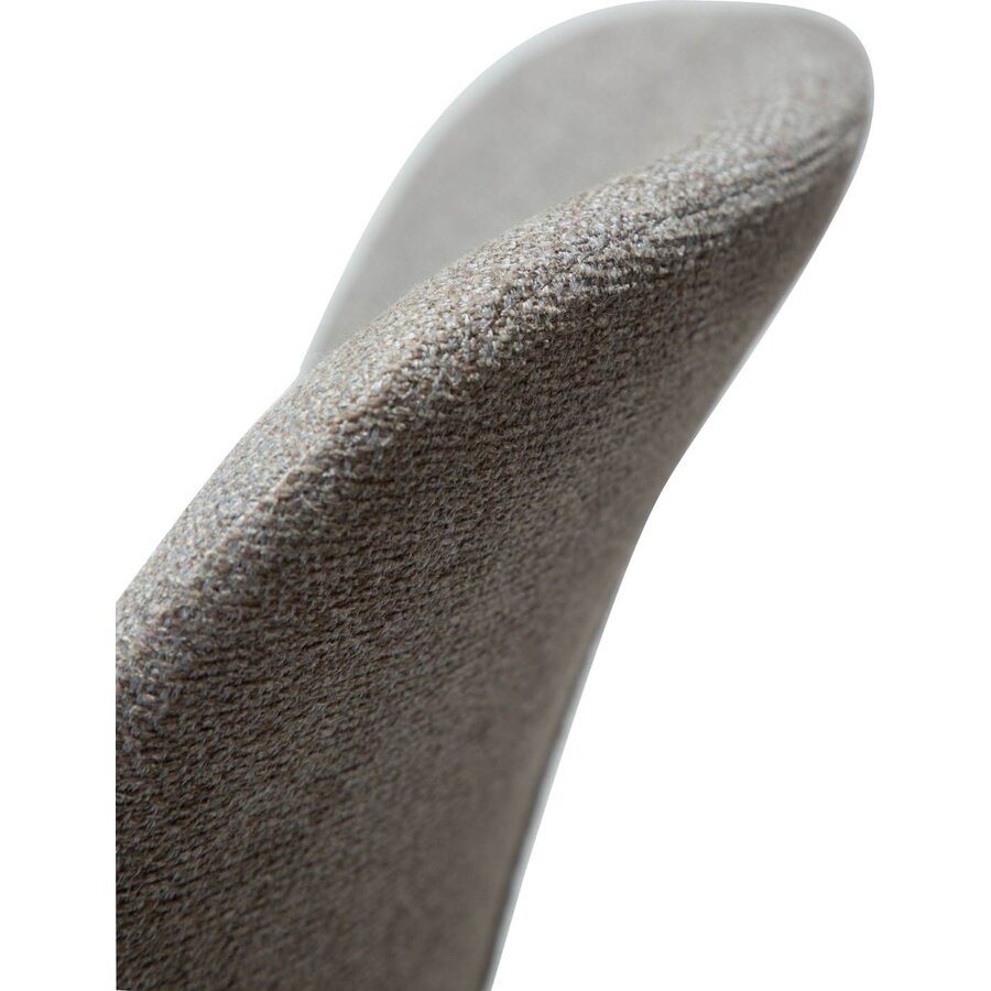 Paragon Aardebruin Bouclé Loungestoel