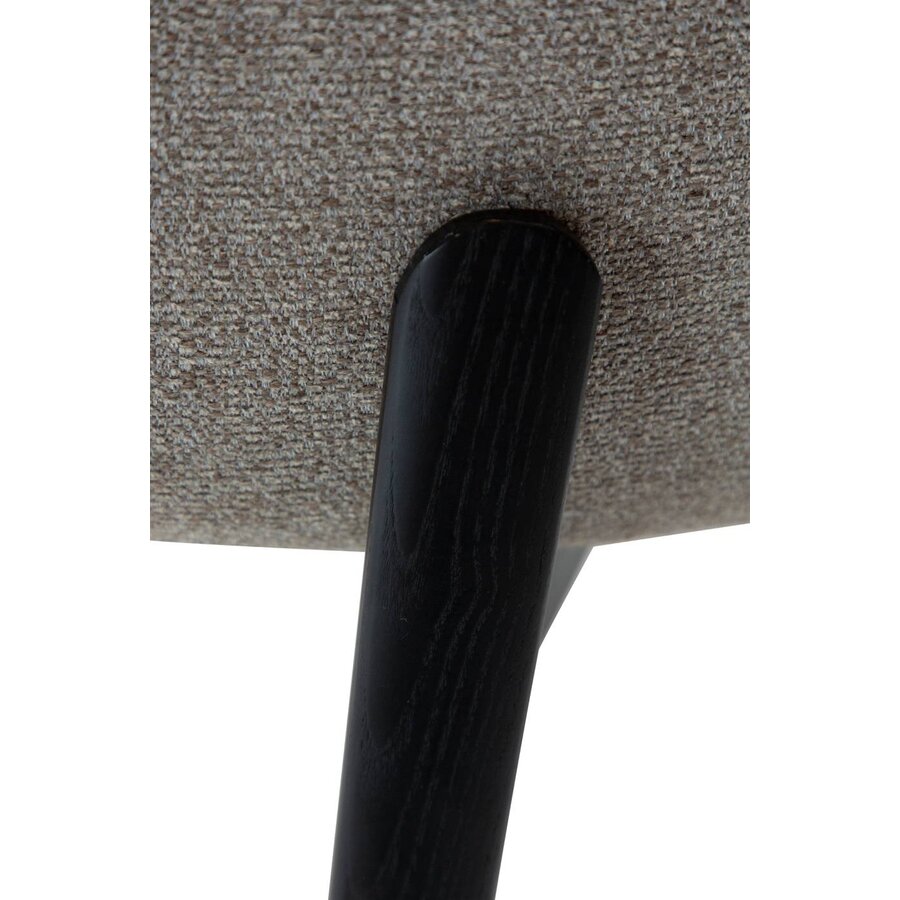 Paragon Aardebruin Bouclé Loungestoel