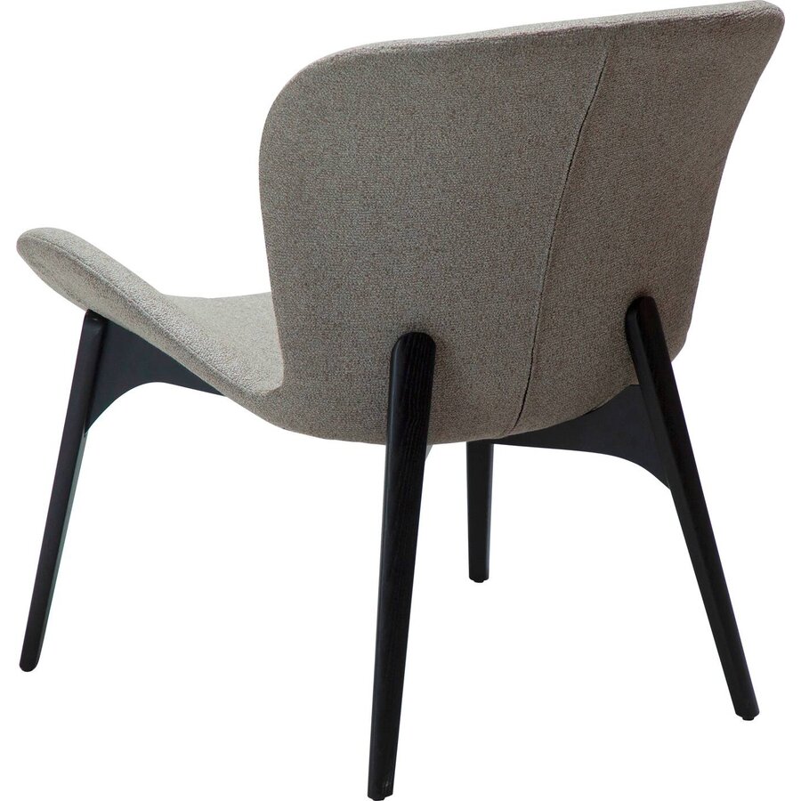 Paragon Aardebruin Bouclé Loungestoel