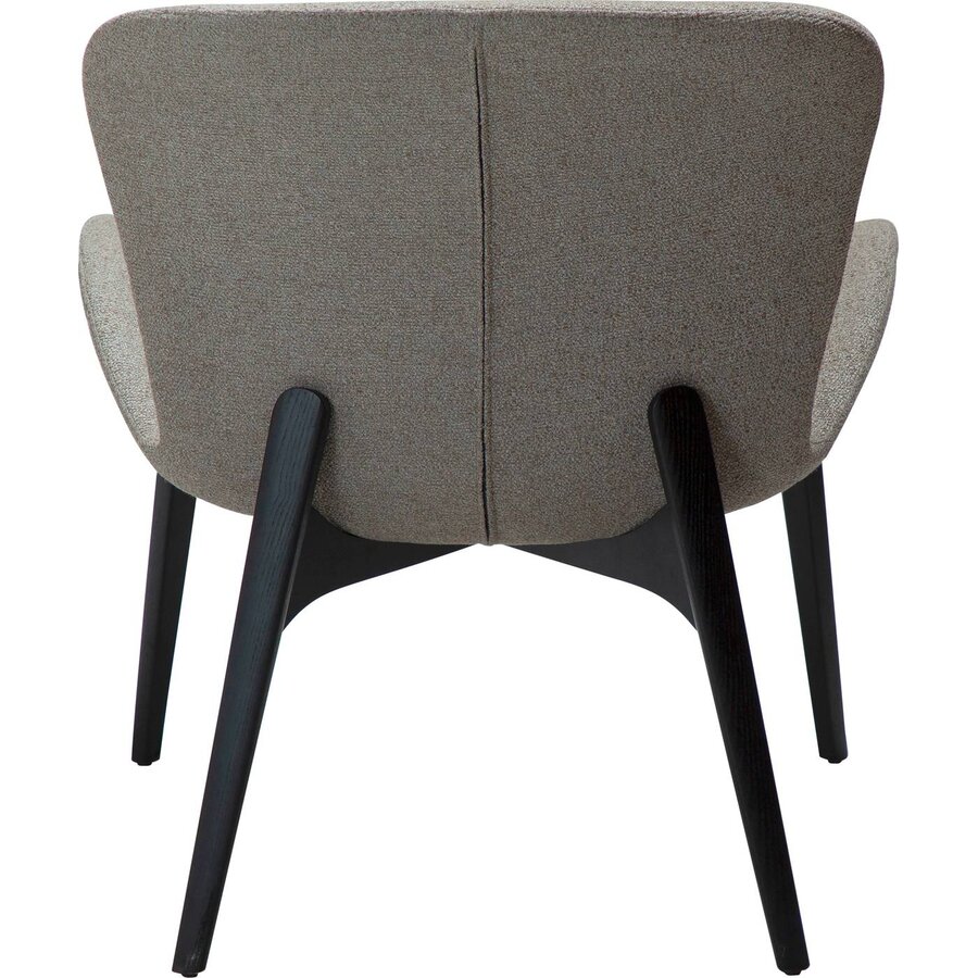 Paragon Aardebruin Bouclé Loungestoel