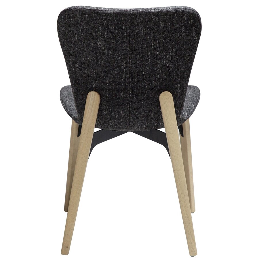 Paragon Eetkamerstoel Zwart Bouclé