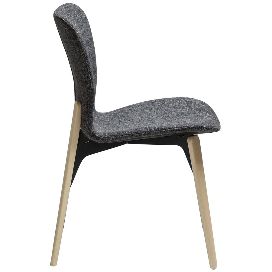 Paragon Eetkamerstoel Zwart Bouclé