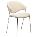Dan Form Zone Eetkamerstoel Beige Bouclé