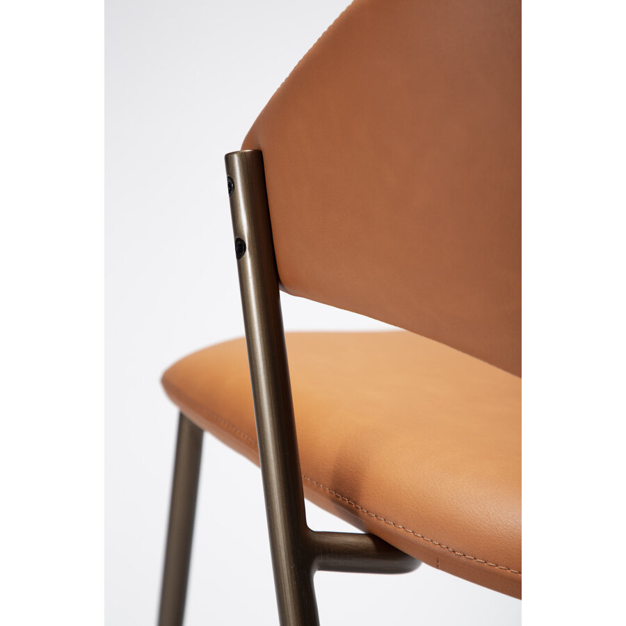 Zone Pompoen Eetkamerstoel Kunstleer