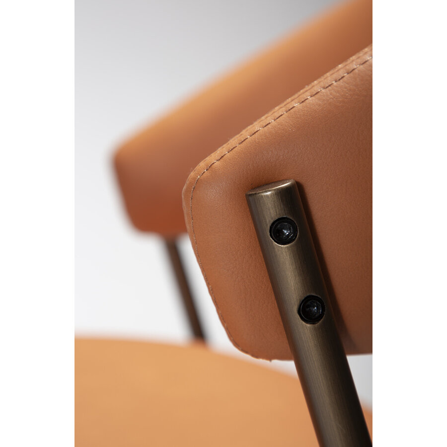 Zone Pompoen Eetkamerstoel Kunstleer