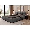Boston 200 x 200 cm Gestoffeerd Bed Donkergrijs Boston 200 x 200 cm Gestoffeerd Bed Donkergrijs