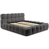 Boston 200 x 200 cm Gestoffeerd Bed Donkergrijs Boston 200 x 200 cm Gestoffeerd Bed Donkergrijs