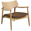 Olvera Loungestoel Eiken / Bruin Olvera Loungestoel Eiken / Bruin