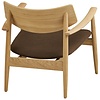 Olvera Loungestoel Eiken / Bruin Olvera Loungestoel Eiken / Bruin