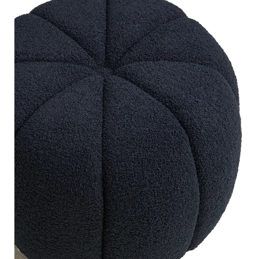 Paisley Navy Blauw Poef