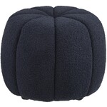 House Nordic Paisley Navy Blauw Poef