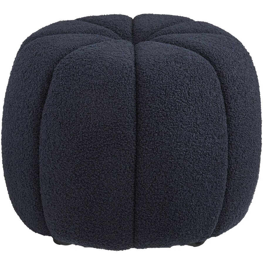 Paisley Navy Blauw Poef