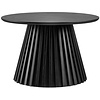 Osaka Zwart Eiken Salontafel Rond