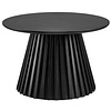 Osaka Zwart Eiken Salontafel Rond