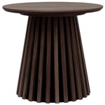 House Nordic Osaka Gerookt Eiken Bijzettafel Rond Ø50