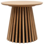 House Nordic Osaka Eiken Bijzettafel Rond Ø50
