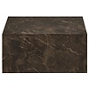 Prague Bruin Salontafel Marmerlook 80 x 60 cm