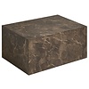 Prague Bruin Salontafel Marmerlook 80 x 60 cm