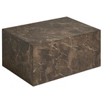 House Nordic Prague Bruin Salontafel Marmerlook 80 x 60 cm